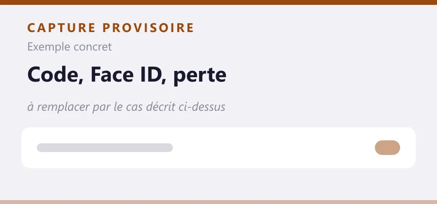 Maquette provisoire de mise en page, à remplacer par une capture de le cas décrit ci-dessus.
