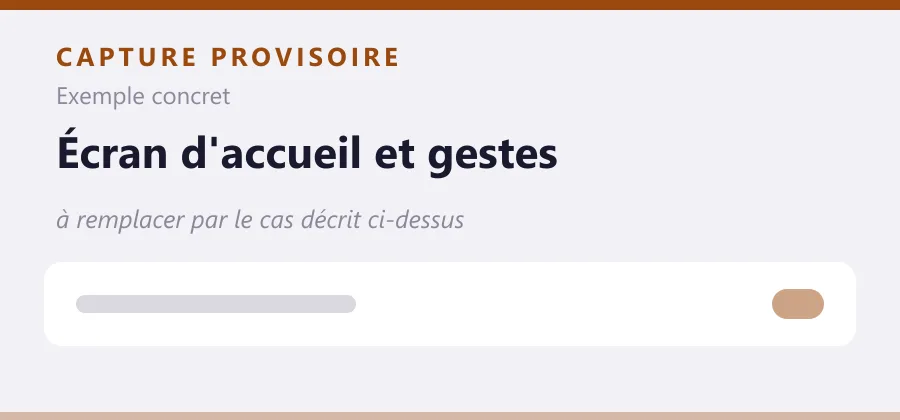 Maquette provisoire de mise en page, à remplacer par une capture de le cas décrit ci-dessus.