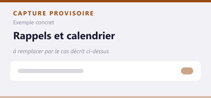 Maquette provisoire de mise en page, à remplacer par une capture de le cas décrit ci-dessus.