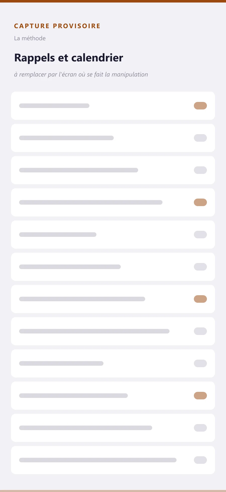 Maquette provisoire de mise en page, à remplacer par une capture de l'écran où se fait la manipulation.