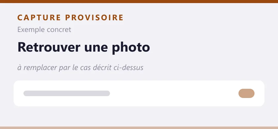 Maquette provisoire de mise en page, à remplacer par une capture de le cas décrit ci-dessus.
