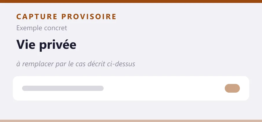 Maquette provisoire de mise en page, à remplacer par une capture de le cas décrit ci-dessus.